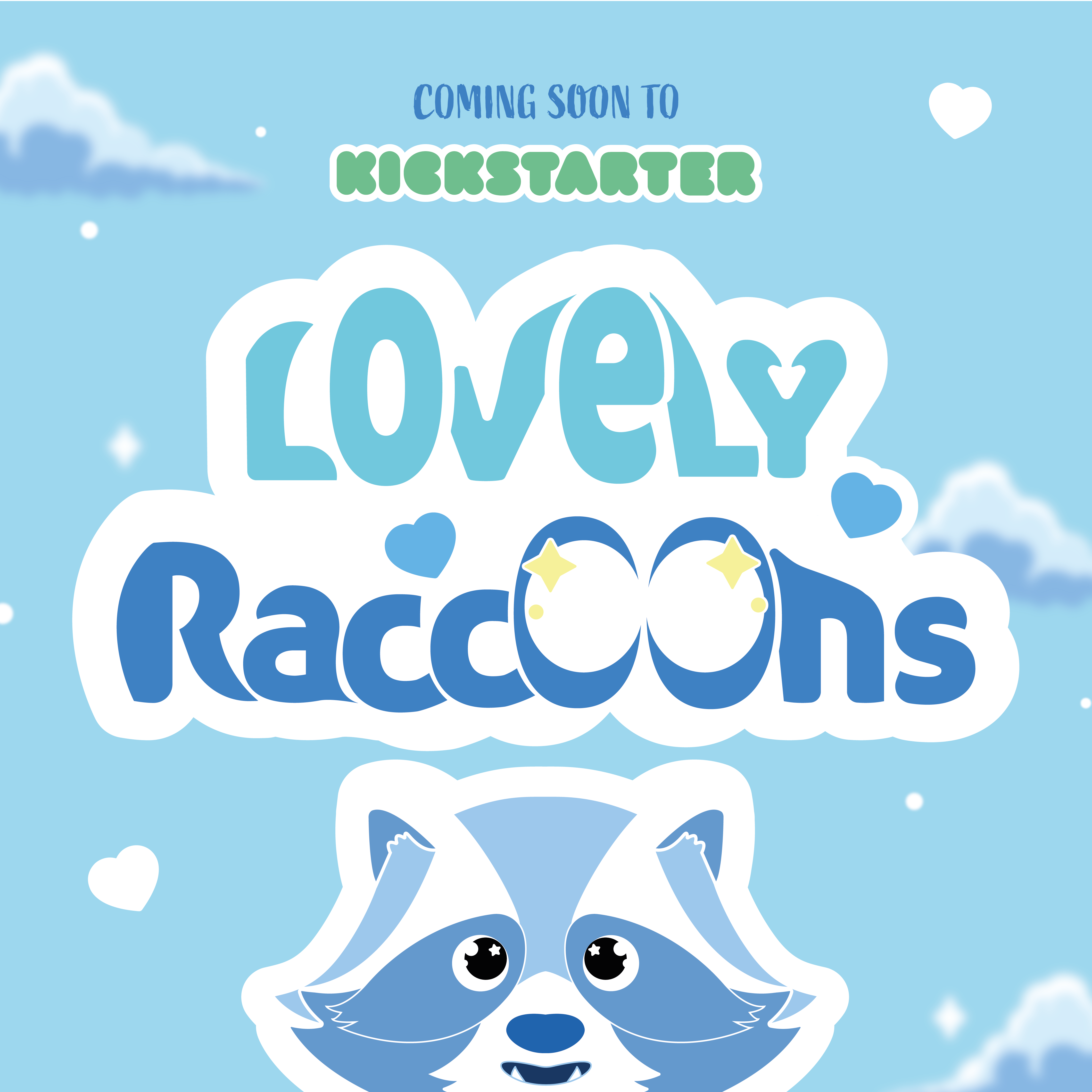 Kickstarter Lovely Raccoons